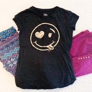 Little Girl Tee and Leggings Bundle